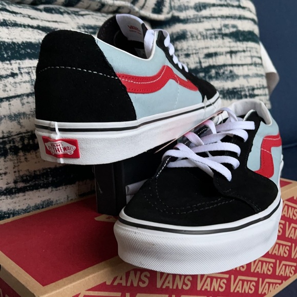 Vans Sk8-Low 2-Tone Black/Winter Sky MENS - Picture 10 of 16